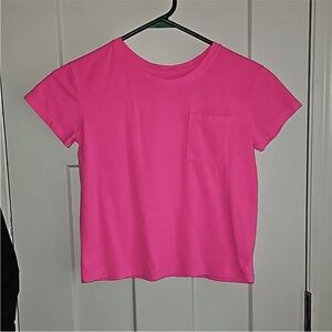 Cat&Jack Short Sleeve Girls Hot Pink Sz Medium